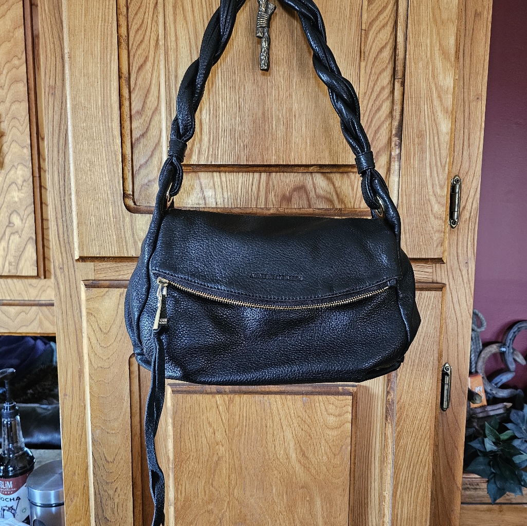 Rare - Aimee Kestenberg Soft Leather Shoulder Bag - Black